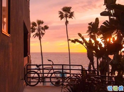 看日出日落的心情說說帶圖片 欣賞日出日落的句子6