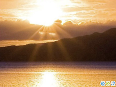 看日出日落的心情說說帶圖片 欣賞日出日落的句子13