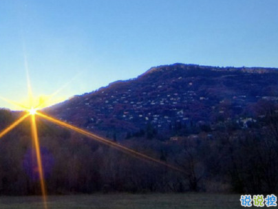 看日出日落的心情說說帶圖片 欣賞日出日落的句子12
