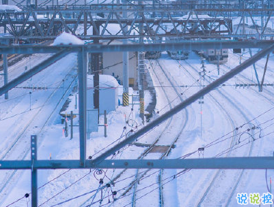 下雪天朋友圈唯美說說配圖 下雪了說說簡短一句話14