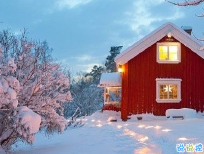 冬天下雪天文案唯美帶圖片 抖音最火下雪天說說11