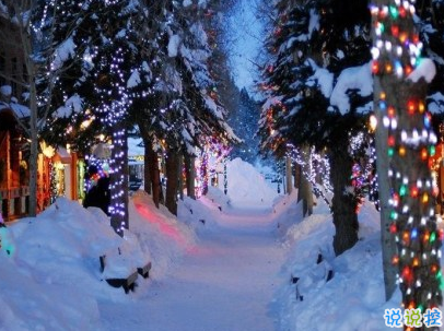 冬天下雪天文案唯美帶圖片 抖音最火下雪天說說12