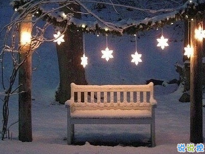 冬天下雪天文案唯美帶圖片 抖音最火下雪天說說9