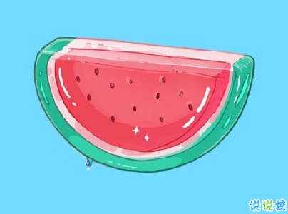 曬西瓜的句子簡短帶圖片 夏天關于西瓜的說說6