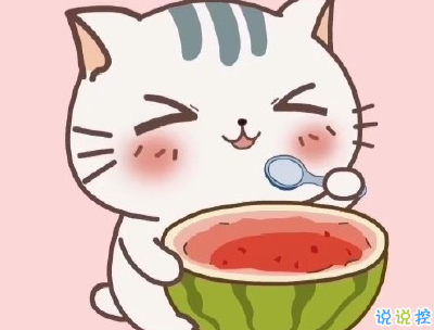 曬西瓜的句子簡短帶圖片 夏天關于西瓜的說說9