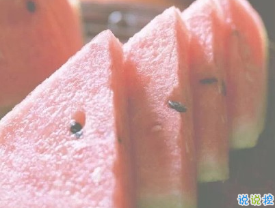 曬西瓜的句子簡短帶圖片 夏天關于西瓜的說說3