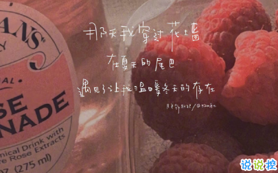 分別傷感且溫柔說說 星河長明春暖花開1