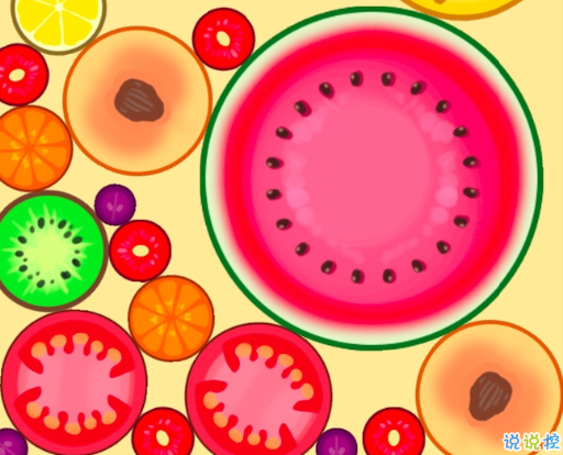 合成大西瓜搞笑吐槽說說 合成大西瓜有趣的心情說說2