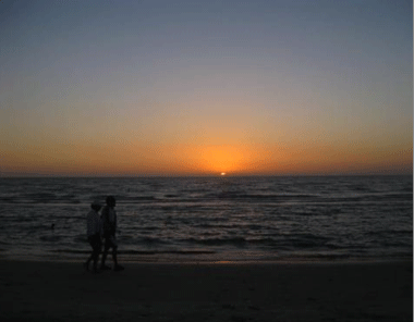 溫柔唯美的日落句子帶圖片 私奔嗎在太陽落山前8