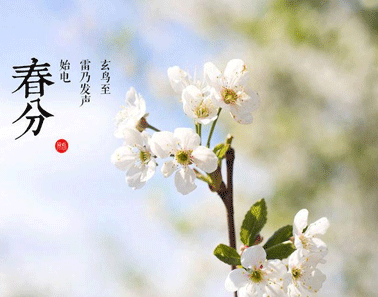 2021春分節(jié)氣的暖心祝福語(yǔ) 今日春分的朋友圈說(shuō)說(shuō)1