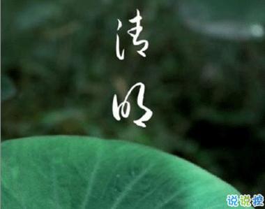 2021清明節(jié)思戀親人的說說 清明節(jié)追思親人的句子1