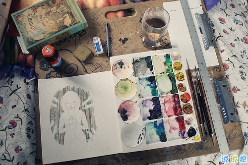 有詩(shī)意和哲理的關(guān)于人生和愛情的圖片說(shuō)說(shuō) 跨越漫長(zhǎng)歲月長(zhǎng)河與你相遇13