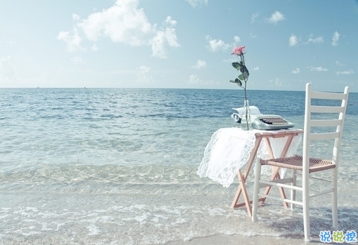 唯美詩意的說說帶圖片 我飲盡漁火明月秋色無邊13