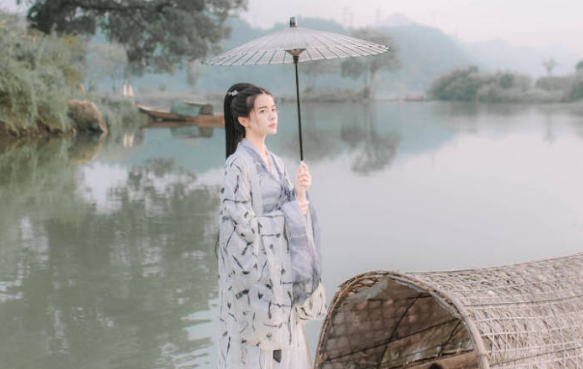 唯美仙氣十足的古風詩詞說說帶圖片5