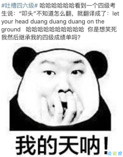 超好笑那些在四級中出現(xiàn)的搞笑的翻譯說說2