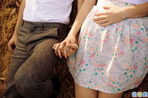 唯美簡單的愛情說說帶圖片 去見你想見的人吧13