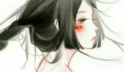 忽而夏至的悲傷日記的傷感說說配圖 你最美的青春都在陪他吃苦9