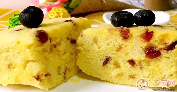 寶寶輔食 美味可口的蔓越莓米飯蛋糕