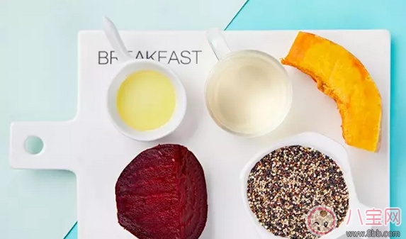 給寶寶輔食加點(diǎn)谷物 甜菜南瓜藜麥飯