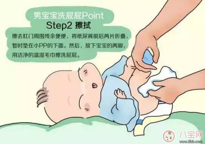 新生兒男寶寶私處清洗圖解 男寶寶私處護(hù)理注意事項(xiàng)