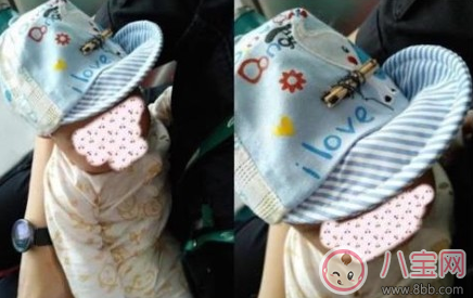 孩子坐飛機(jī)過(guò)安檢查出頭頂火柴 寶寶辟邪竟用火柴