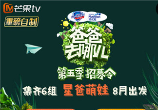 爸爸去哪兒5候選實(shí)習(xí)爸爸人氣榜，實(shí)習(xí)奶爸黃景瑜任嘉倫竇驍(前三)