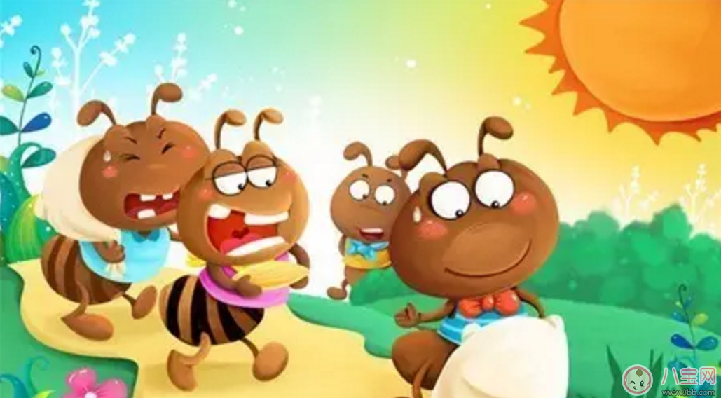 睡前寓言故事  螞蟻和蟈蟈