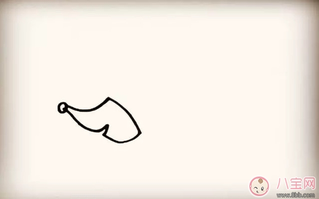 兒童小動物簡筆畫 森林里的小刺猬簡筆畫