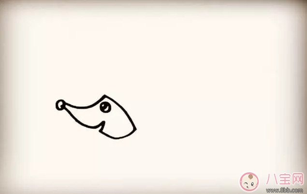 兒童小動物簡筆畫 森林里的小刺猬簡筆畫