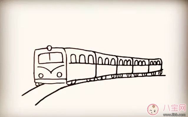 兒童簡筆畫 小火車簡筆畫