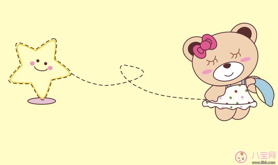 寶寶胎教小故事 小熊撈星星