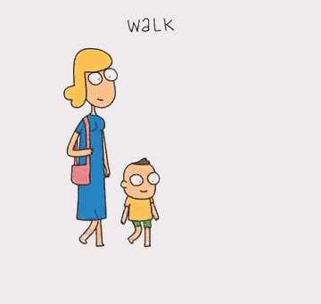 爸媽帶娃的不同 媽媽帶娃是寶貝 爸爸帶娃是玩具