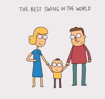 爸媽帶娃的不同 媽媽帶娃是寶貝 爸爸帶娃是玩具