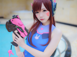 夏日!和dva一起游泳吧！守望先鋒dvaCOS