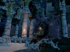 勞拉和奧西里斯神廟游戲壁紙