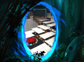 傳送門2游戲原畫