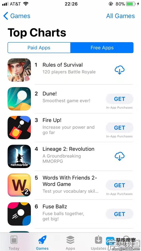 登頂美國AppStore下載榜