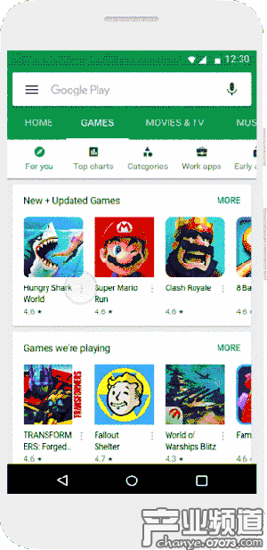 對抗蘋果商店 谷歌商店首次嘗試投放游戲視頻廣告