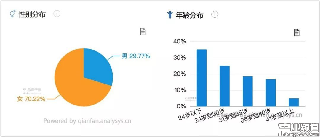 用戶畫像：大城市用戶過半，年輕女性用戶為主