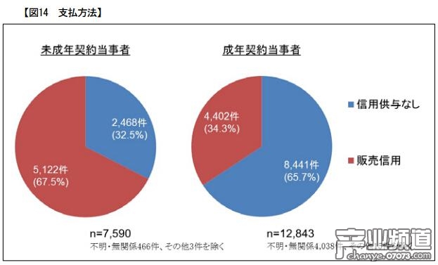 未成年人與成年人支付方式的對(duì)比