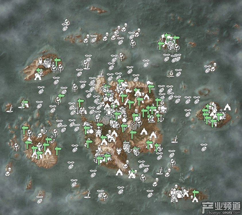 為了避免玩家的刺激中斷，開放世界游戲通常會加入喪心病狂的地圖點