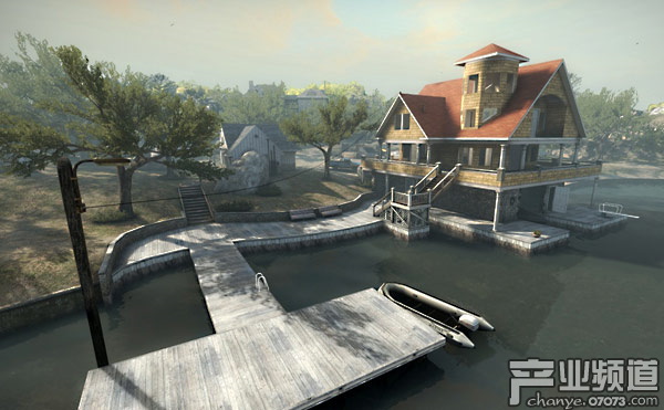 單個(gè)聚焦點(diǎn)的例子：CSGO中de_lake地圖